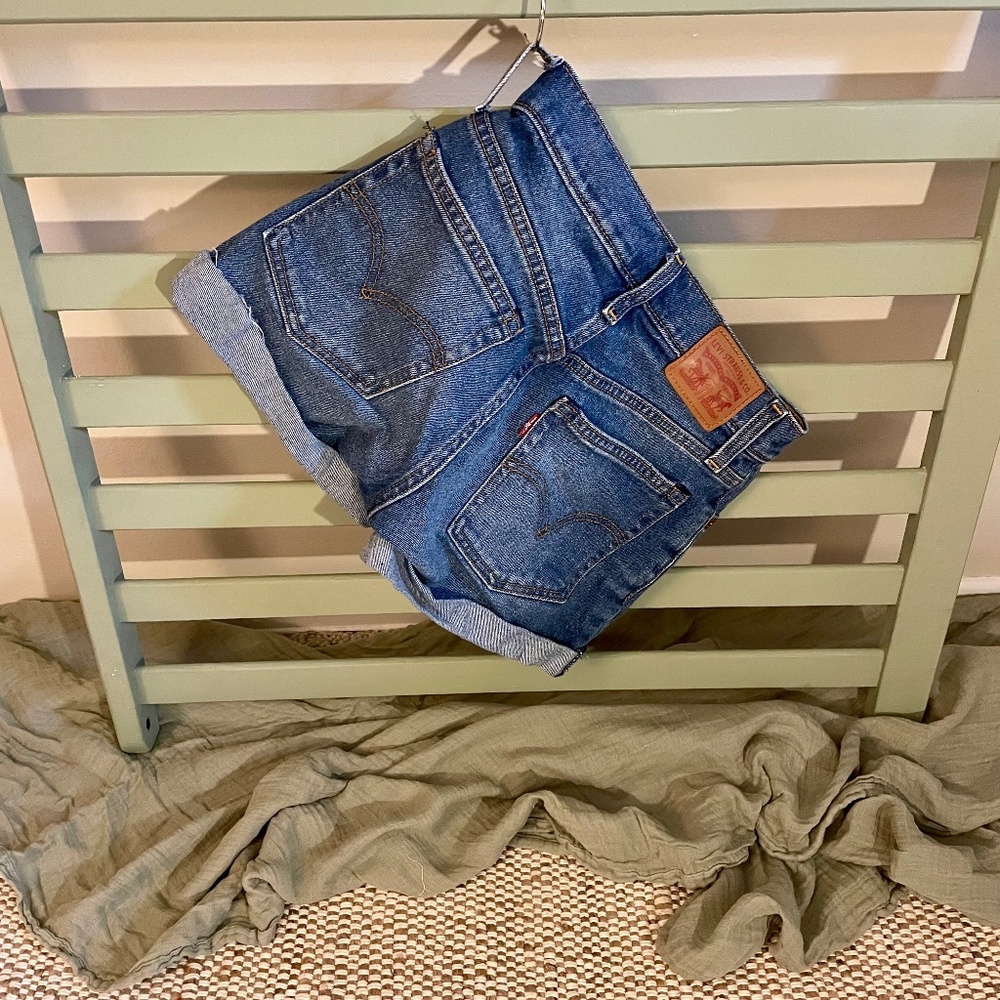 Levi’s Wedgie High Waisted Denim Shorts